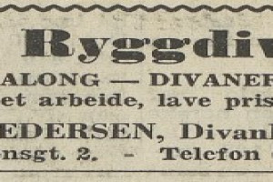 Bilde av Th. Pedersen, Divanlageret
